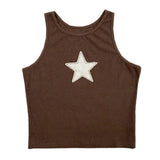 Y2K Horn Long Sleeve Short Five-pointed Star T-shirt Gothic Street top Women's Summer EMO Fashion Women's Shirt