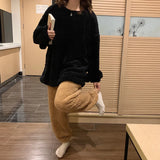 DERMEARNE Winter Fleece Women Pajamas Set  Sleepwear Solid Velvet 2 Piece Pant Home Suit Fluffy Casual Warm Flannel Night Wear