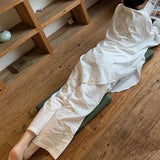 DERMEARNE Women Pajamas Set Sleepwear Female Casual Single-Breasted Long Lantern Sleeves Pants Trouser Floral Print Home Suit Plus Size