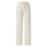 Dermearne Women Straight Wide Leg Baggy Jeans High Waisted Relaxed Fit Denim Pants Trendy Y2K Streetwear with Pockets